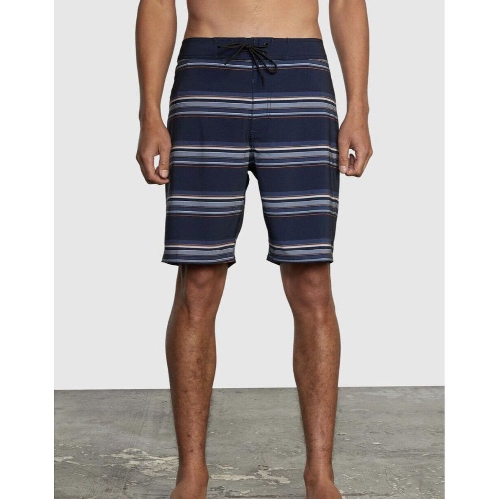 $58 RVCA Men’s Hadley Boardshort Surf Beach 4 Way Stretch Short Size 29